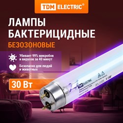 Безозоновая бактерицидная лампа TDM ELECTRIC UVC - фото 14837632