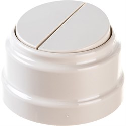 Двухклавишный выключатель BYLECTRICA серия РЕТРО - фото 14838171