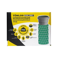 Комплект для шумоизоляции канализационных труб TONLOS Pipe Pro - фото 14838325