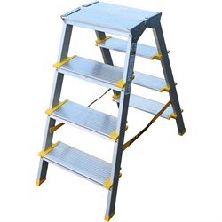 Двухсторонняя стремянка Алюмет ASD 5204 - фото 14838952