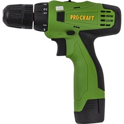 Аккумуляторная дрель шуруповерт PROCRAFT PA12PRO - фото 14847749