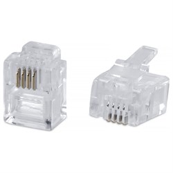 Телефонный коннектор Cabeus 6P4C - фото 14851799