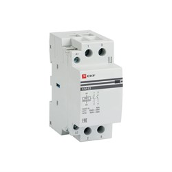 Модульный двухполюсный контактор EKF 63А km-2-63-20 - фото 14852259