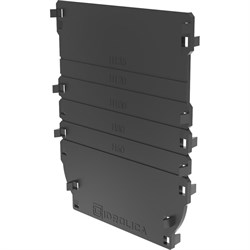 Торцевая универсальная заглушка для лотков водоотводных Gidrolica 18101 - фото 14852312