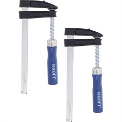 Набор струбцин KROFT f-обр. 50x150 мм - фото 14852678