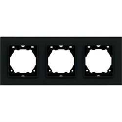 3-местная рамка Metronex Exclusive Black - фото 14852903