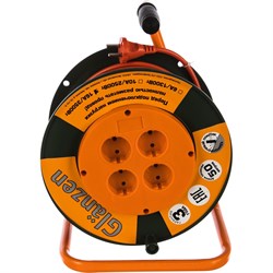 Силовой удлинитель на катушке GLANZEN EB-50-006 - фото 14857642