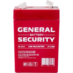 Аккумулятор для ИБП General Security GS2.8-6 - фото 14858432