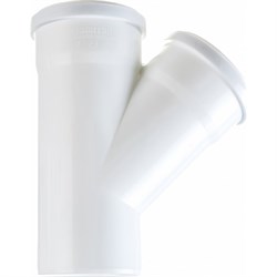 Тройник для бесшумной канализации ПОЛИТЭК 200111145 - фото 14860978