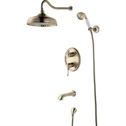 Встраиваемый смеситель для ванны и душа Lemark Villa - фото 14868447