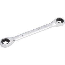 Трещоточный накидной ключ Эврика ER-71719H - фото 14870805