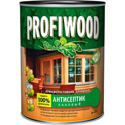 Лаковый тонирующий атмосферостойкий алкидный антисептик Profiwood 67021 - фото 14875324