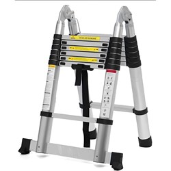 Двухсторонняя телескопическая лестница Алюмет DTLH 2.2 - фото 14876872