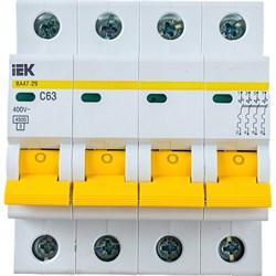 Автоматический выключатель IEK ВА 47-29 - фото 14879740