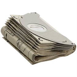 Мешки для сбора пыли KARCHER, комплект 5 шт., бумажные, +1 микрофильтр, для пылесоса SE 5.100, 6.904-143.0 - фото 14883277