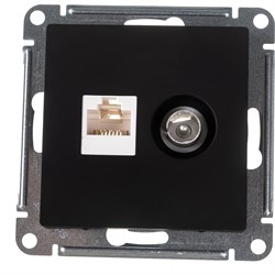 Двойная розетка Systeme Electric AtlasDesign - фото 14889146