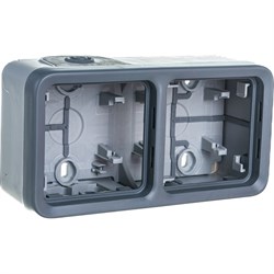 Двухместная установочная коробка Legrand Plexo - фото 14892849