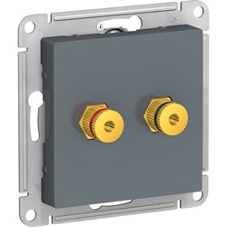 Двухместная аудиорозетка Systeme Electric AtlasDesign - фото 14893226