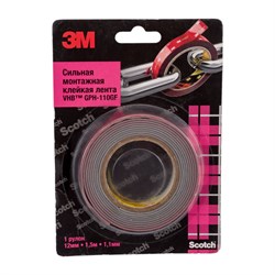 Двусторонняя клейкая лента 3М gph 110gf - фото 14893461