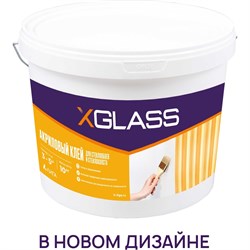 Акриловый клей для стеклообоев и стеклохолста XGLASS 140002 - фото 14896837