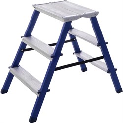 Стальная двухсторонняя стремянка STAIRS CMP203 - фото 14896853