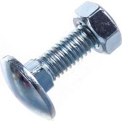 Оцинкованный мебельный болт TECH-KREP М6х20 DIN603 (10 шт.) - фото 14908884