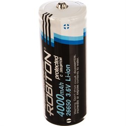 Аккумулятор Robiton Li26650 - фото 14912769