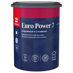 Моющаяся краска для стен и потолка TIKKURILA EURO POWER 7 - фото 14914278