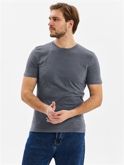 Футболка NEW (тк.Трикотаж,160), т.серый (графит) - фото 14916989