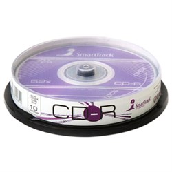 Диск CD-R SMARTTRACK, 700 Мб 52x Cake Box (упаковка на шпиле), КОМПЛЕКТ 10 шт., ST000148 - фото 14917612