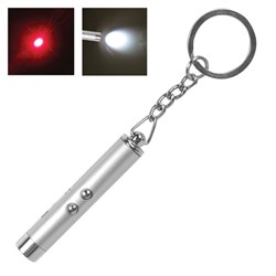 Указка лазерная, радиус 200 м, красный луч, LED-фонарь, ТВ-RP-24 - фото 14919234