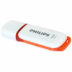 Флеш-диск 128 GB PHILIPS SNOW, разъем USB 3.0, желтый, FM12FD75B/97 - фото 14919267