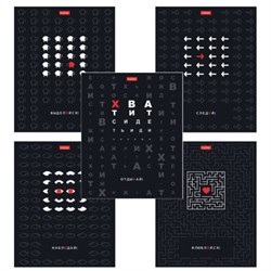 Тетрадь А5 48 л., HATBER скоба, клетка, выборочный лак, "Действуй!" (микс в спайке), 089188, 48Т5вмВ1 - фото 14922899