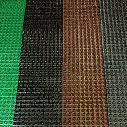 Коврик придверный 45х60 см, ЧЕРНЫЙ пластиковый грязезащитный, толщина 10 мм, "ТРАВКА", PRIMILA (ПРИМИЛА), 701063 - фото 14922957