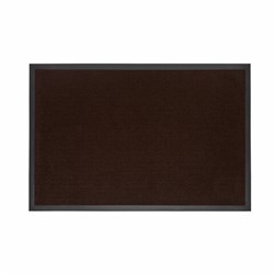 Коврик придверный 50х80 см, КОРИЧНЕВЫЙ, влаго-грязезащитный, 300 г/м2, рубчик, PRIMILA (ПРИМИЛА) STANDARD, 701015 - фото 14923673