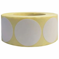 Этикетки для Честного Знака термотрансферные ПОЛУГЛЯНЕЦ, круглые, 20 мм, КОМПЛЕКТ 5 рулонов по 2000 этикеток, 117623 - фото 14924565