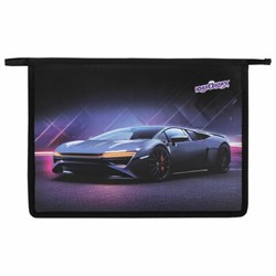 Папка для тетрадей ЮНЛАНДИЯ А4, 1 отделение, пластик, на молнии, "Street power", 272140 - фото 14924625