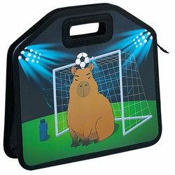 Папка-сумка ЮНЛАНДИЯ, 1 отделение, фетровые ручки, 34х30х11 см, Capyball, 272207 - фото 14924637