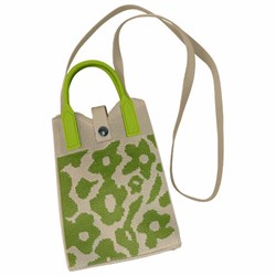 Сумочка-органайзер повседневная HEIKKI KNIT (ХЕЙКИ) кросс боди, вязаная, 17х12х5 см, "Flowers", 273797 - фото 14927398