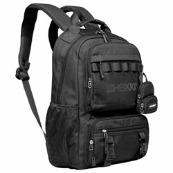 Рюкзак HEIKKI FUSION (ХЕЙКИ) универсальный, отделение для ноутбука, с КОШЕЛЬКОМ, черный, 44х31х14 см, 273864 - фото 14927453