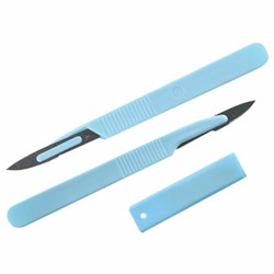 Скальпель хирургический одноразовый размер лезвия № 11, КПИ - фото 14936168