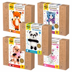 Набор для творчества "Валяние из шерсти", брелок, АССОРТИ, 10КОР - фото 14938219