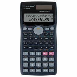 Калькулятор инженерный BRAUBERG SC-991MS (157x82 мм), 401 функция, 10+2 разрядов, двойное питание, 271724 - фото 14939126