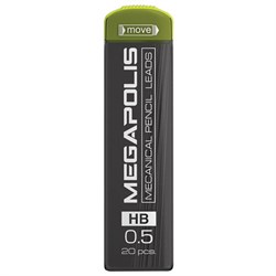 Грифели запасные для механических карандашей 0,5 мм ERICH KRAUSE, HB, КОМПЛЕКТ 20 ШТ., 20345 - фото 14945234