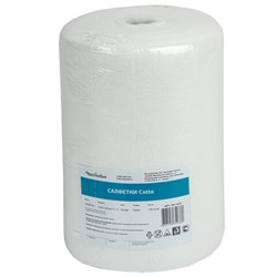 Салфетка одноразовая белая в рулоне 100 шт. 20х30 см, cotto, 45 г/м2, ЧИСТОВЬЕ, 601-829 - фото 14945318
