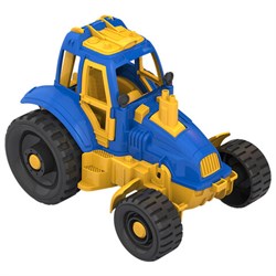 Трактор игрушечный, "Классик" пластиковый, 24,5x16,5x17,8 см, НОРДПЛАСТ, 395 - фото 14955050