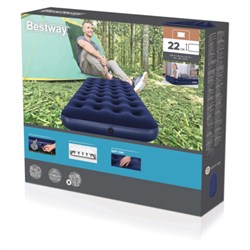 Надувной матрас 99х188х22 см, до 150 кг, BESTWAY, 67001 - фото 14957006