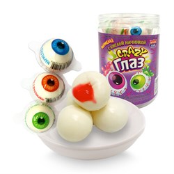 Мармелад "Crazy Глаз" с кислой начинкой, 10 г, КАНДИ КЛАБ, MAR055 - фото 14959495