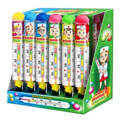 Жевательная резинка "Вкусный градусник", 7 г, КАНДИ КЛАБ, GUM072 - фото 14959501