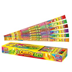 Мармелад в кислой обсыпке "CRAZY GUMMY. CRAZY BELT", ассорти, 15 г, КАНДИ КЛАБ, MAR090 - фото 14959528
